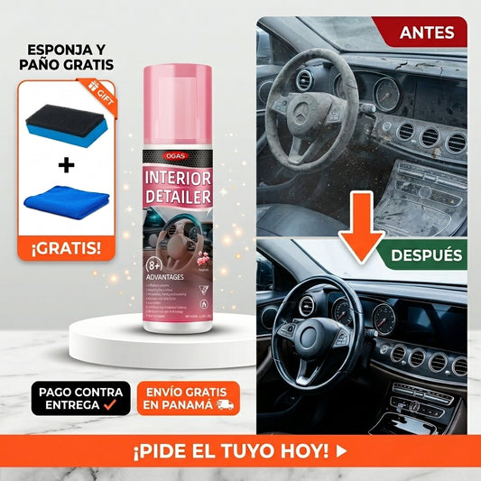 Restaurador y Abrillantador de Interiores de Auto